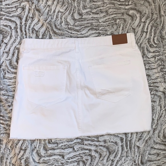 White Denim Skirt - Picture 2 of 2